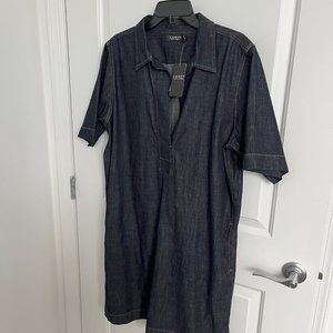 Ralph Lauren Denim Shift Dress - Womens - XL - NWT